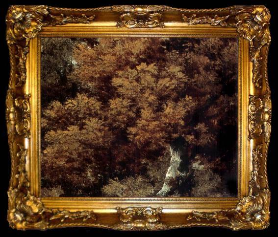 framed  Thomas Gainsborough Detail of Landscape with a Peasant on a path, ta009-2